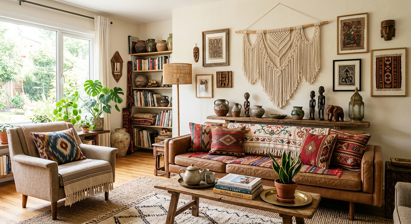 How to Incorporate Global Artisan Decor for a Well-Traveled Home
