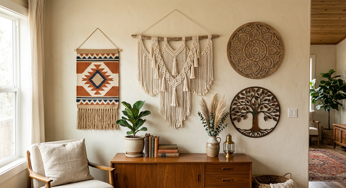 The Best Handmade Wall Art for Bohemian Interiors in 2025